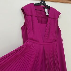 Marina Rinaldi Vibrant Magenta Maxi Dress NWT
